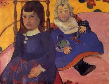 Paul Gauguin : Paul and Jean Schuffenecker